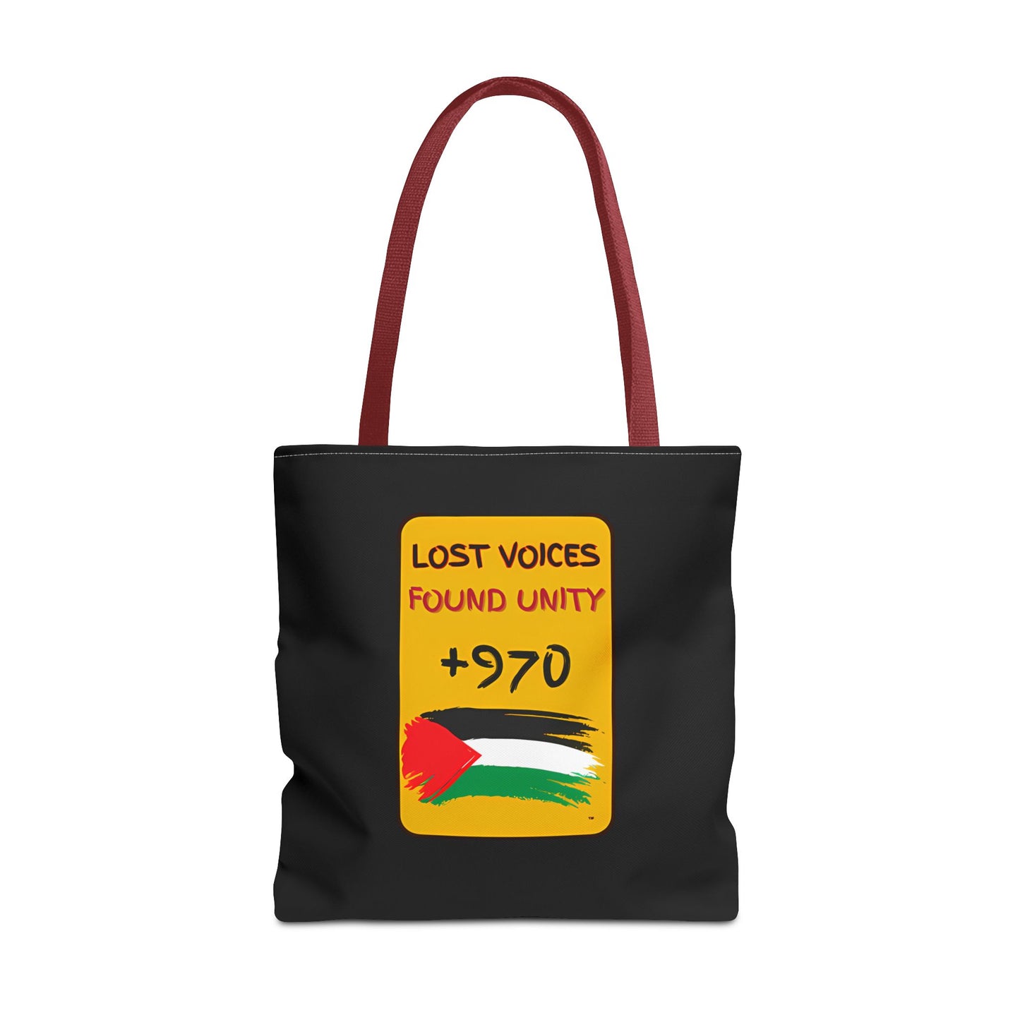 PALESTINE LOST VOICES TOTE BAG