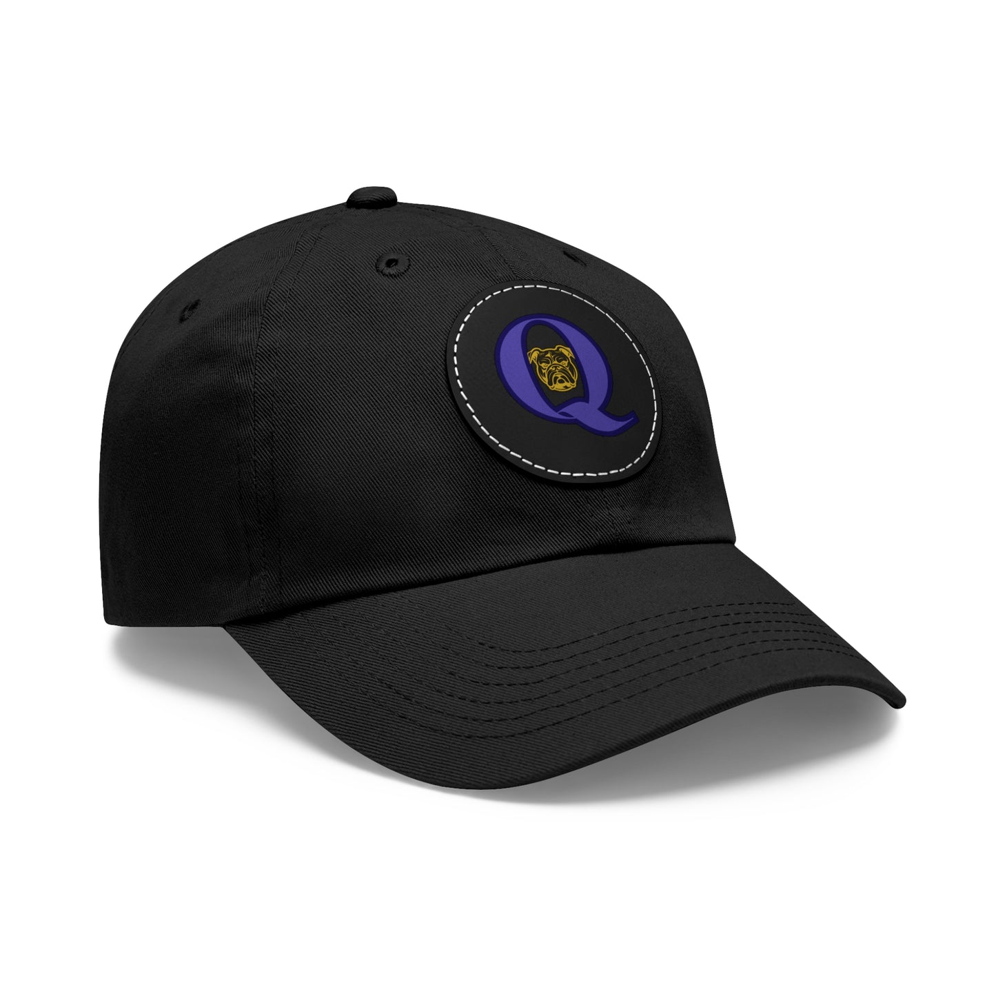 OME KING DOGG HAT WITH LEATHER PATCH (ROUND)