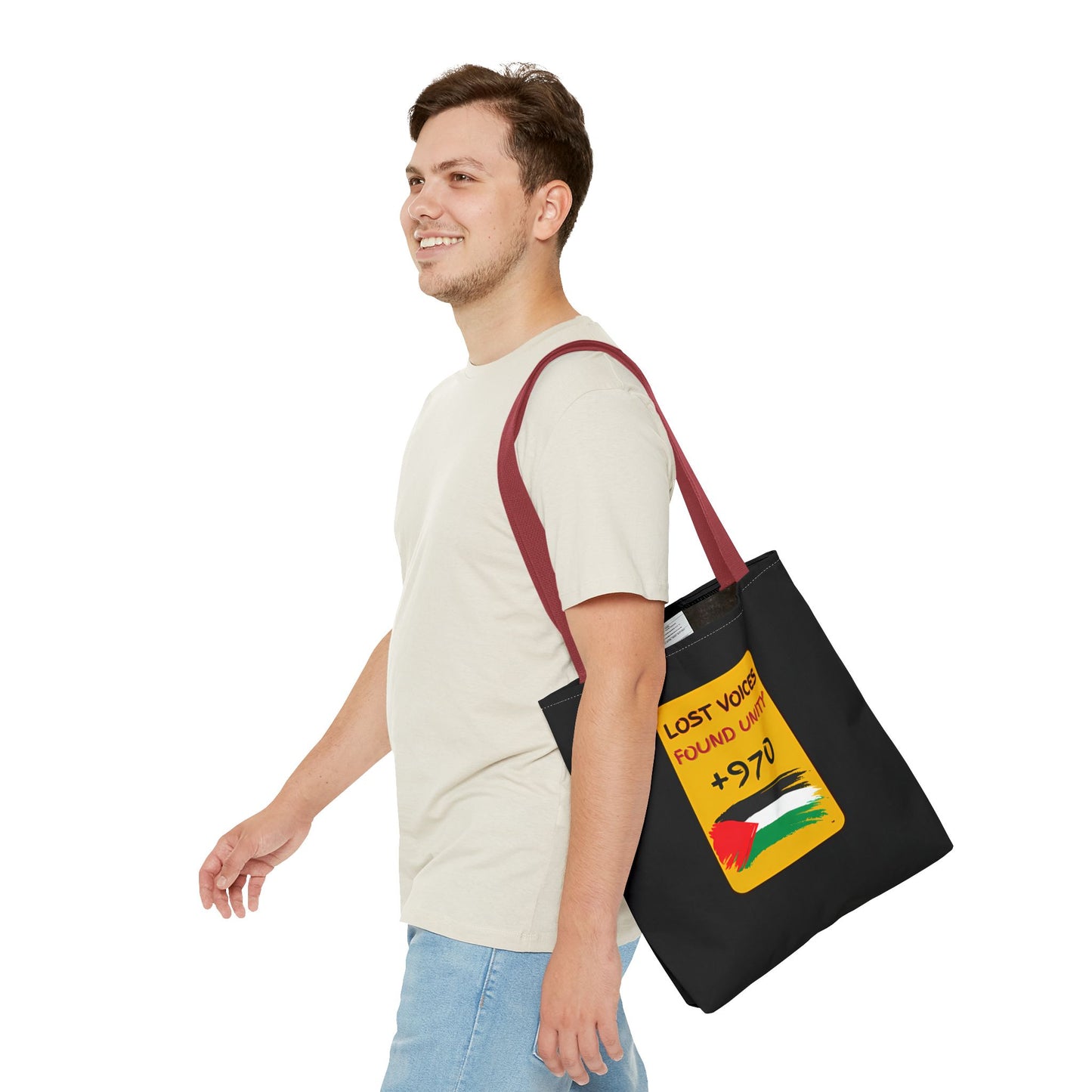 PALESTINE LOST VOICES TOTE BAG