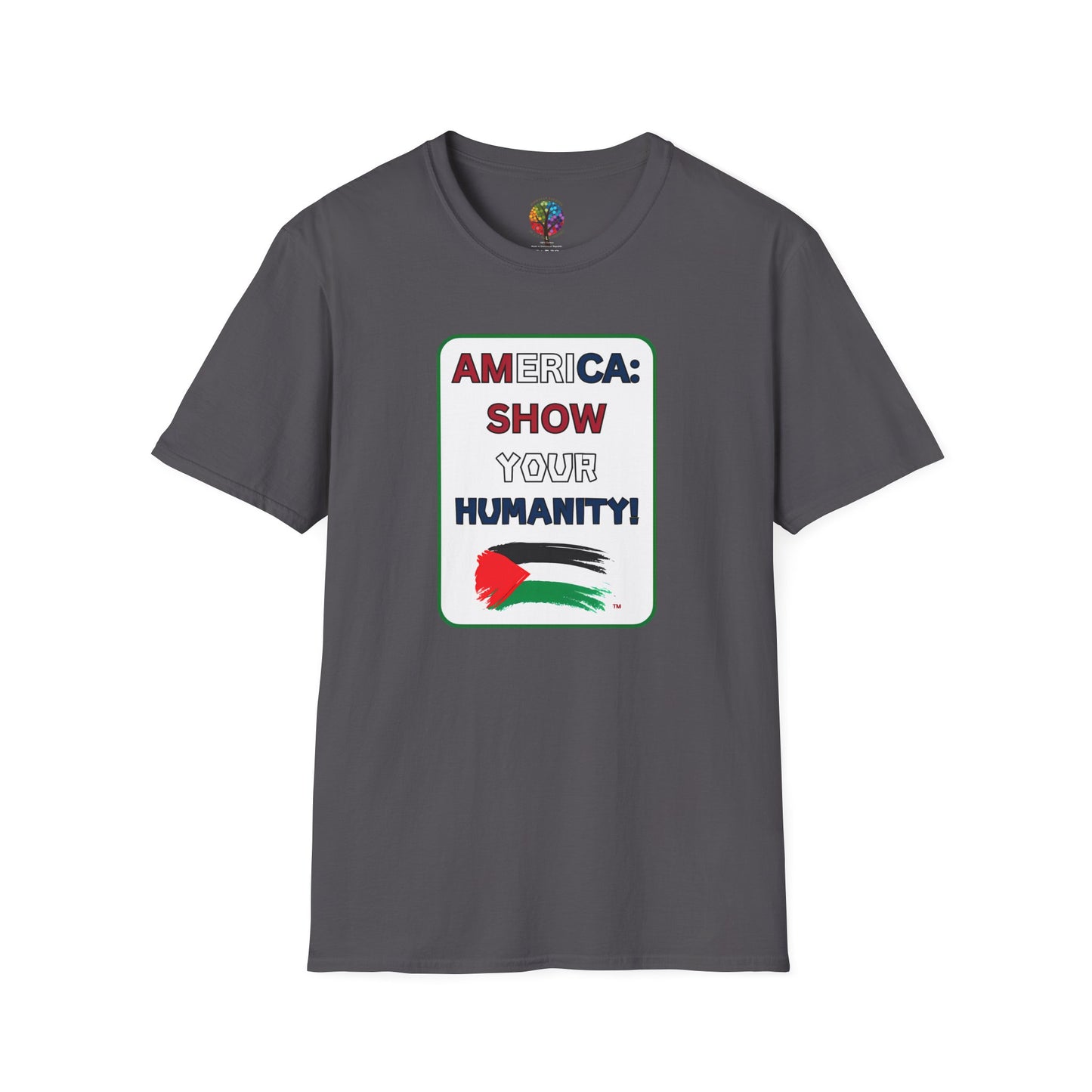 PALESTINE FLAG ABSTRACT T-SHIRT UNISEX