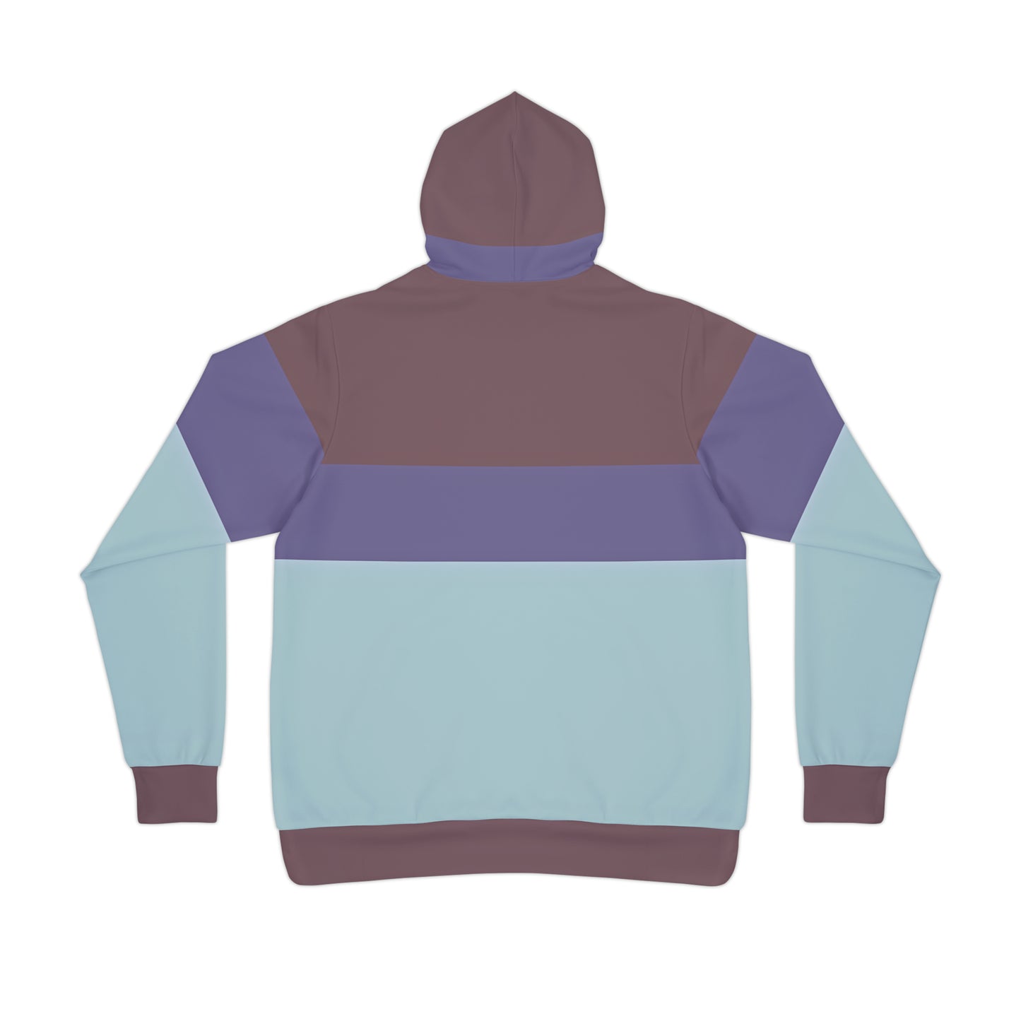 CANARY BLUE COLOR BLOCK PULLOVER ATHLETIC HOODIE UNISEX