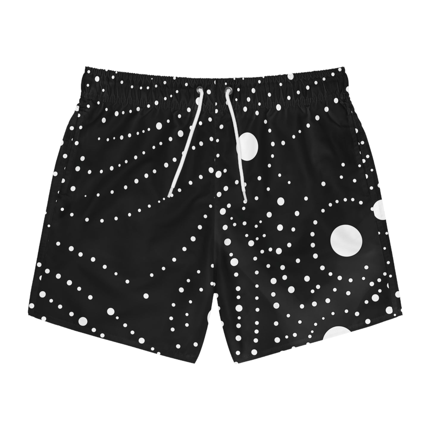 COSMIC BLACK SWIM TRUNKS