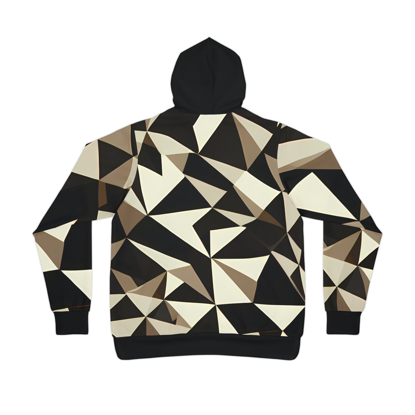 ANGLES BLACK TRIM PULLOVER HOODIE UNISEX