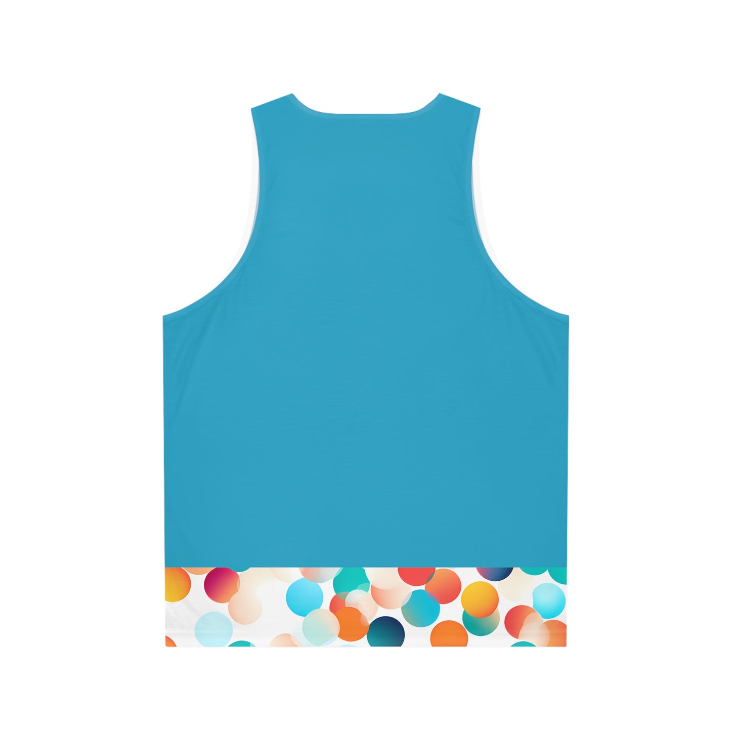 CIRCLES TURQ TRIM TANK