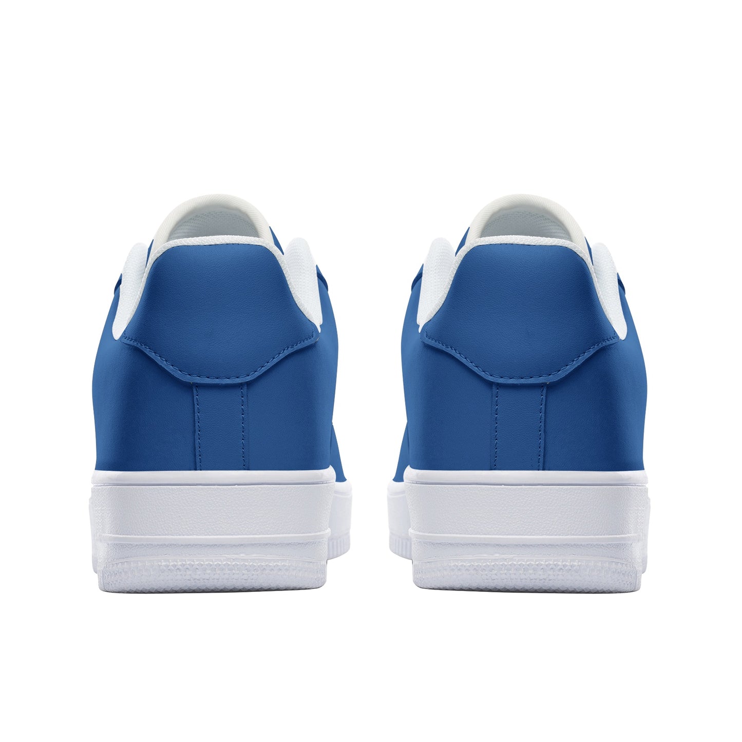 SANTORINI BLUE UNISEX LEATHER SNEAKERS