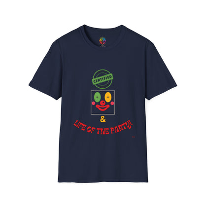 CERTIFIED CLOWN SOFTSTYLE T-SHIRT UNISEX