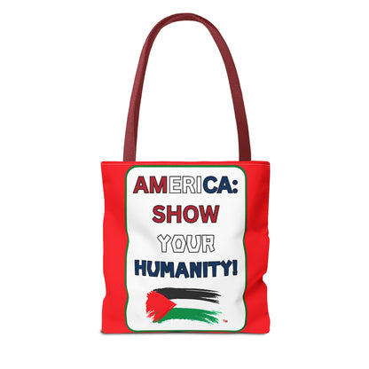 PALESTINE HUMANITY TOTE BAG