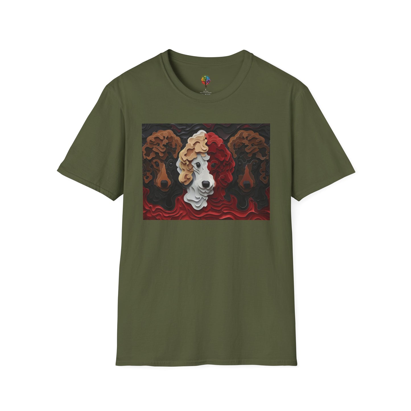 TOY POODLE TRIPLETS T-SHIRT UNISEX