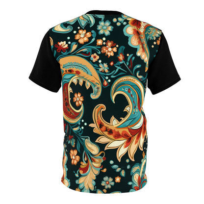 RICH RED PAISLEY TEE UNISEX