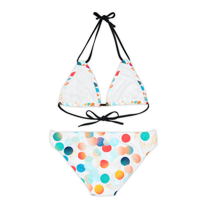 CIRCLES STRAPPY BIKINI SET