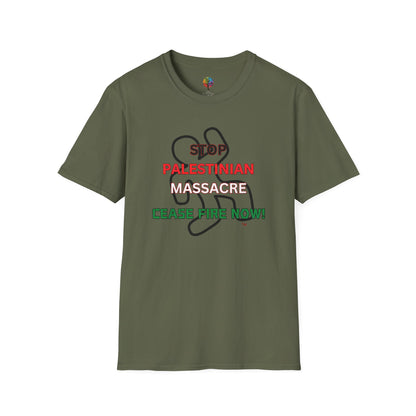 PALESTINE CEASE FIRE T-SHIRT UNISEX