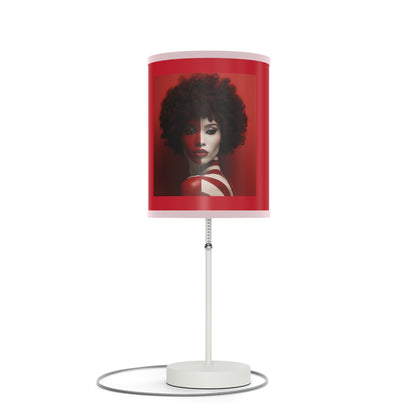 DEL CRIMSON SYMMETRY LAMP ON A STAND, US|CA PLUG