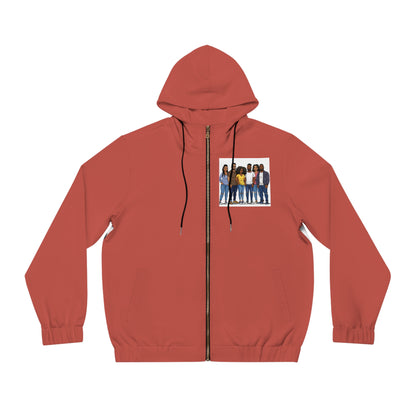 PEOPLE LIGHT WEIGHT RUST ZIP HOODIE MEN'S