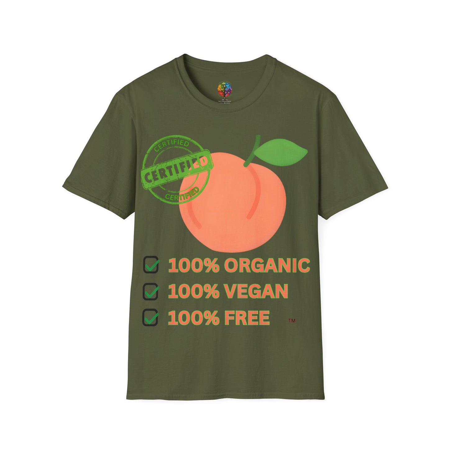 JUST PEACHY SOFTSTYLE T-SHIRT UNISEX