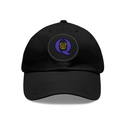 OME KING DOGG HAT WITH LEATHER PATCH (ROUND)