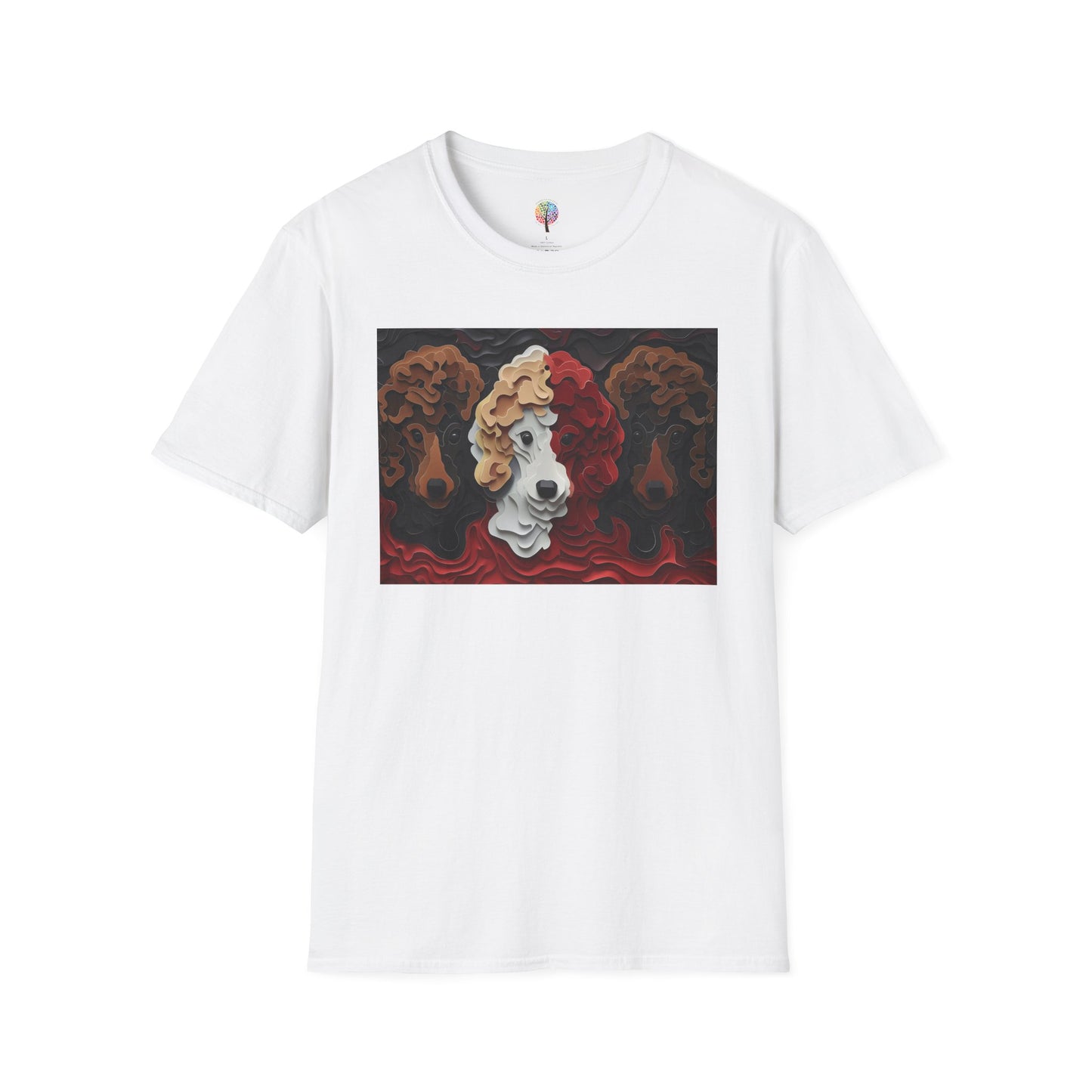 TOY POODLE TRIPLETS T-SHIRT UNISEX