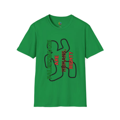 PALESTINE HUMAN RIGHTS T-SHIRT UNISEX