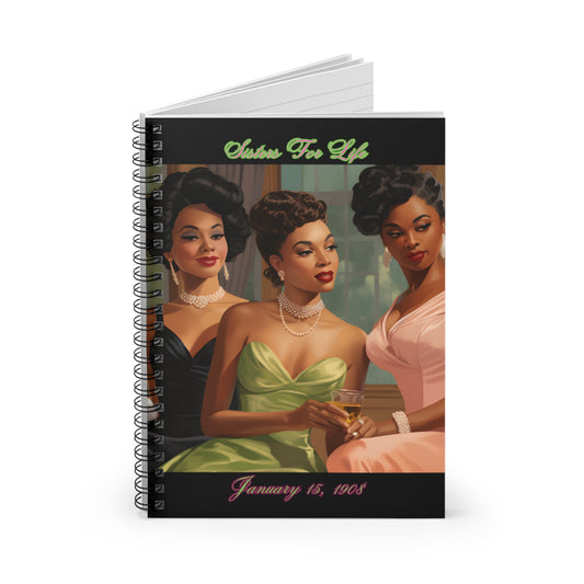 PAG SISTERS FOR LIFE SPIRAL NOTEBOOK - RULED LINE
