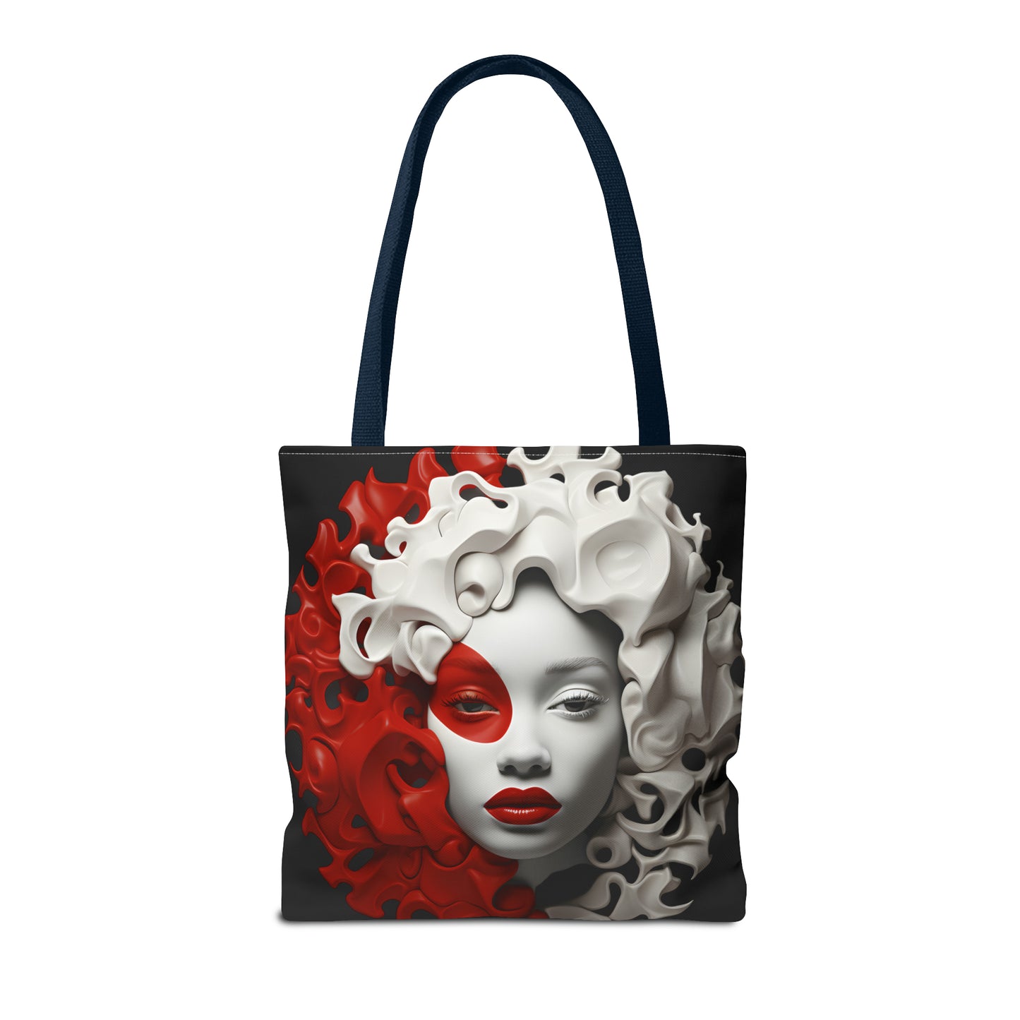 CRIMSON CURLS TOTE BAG