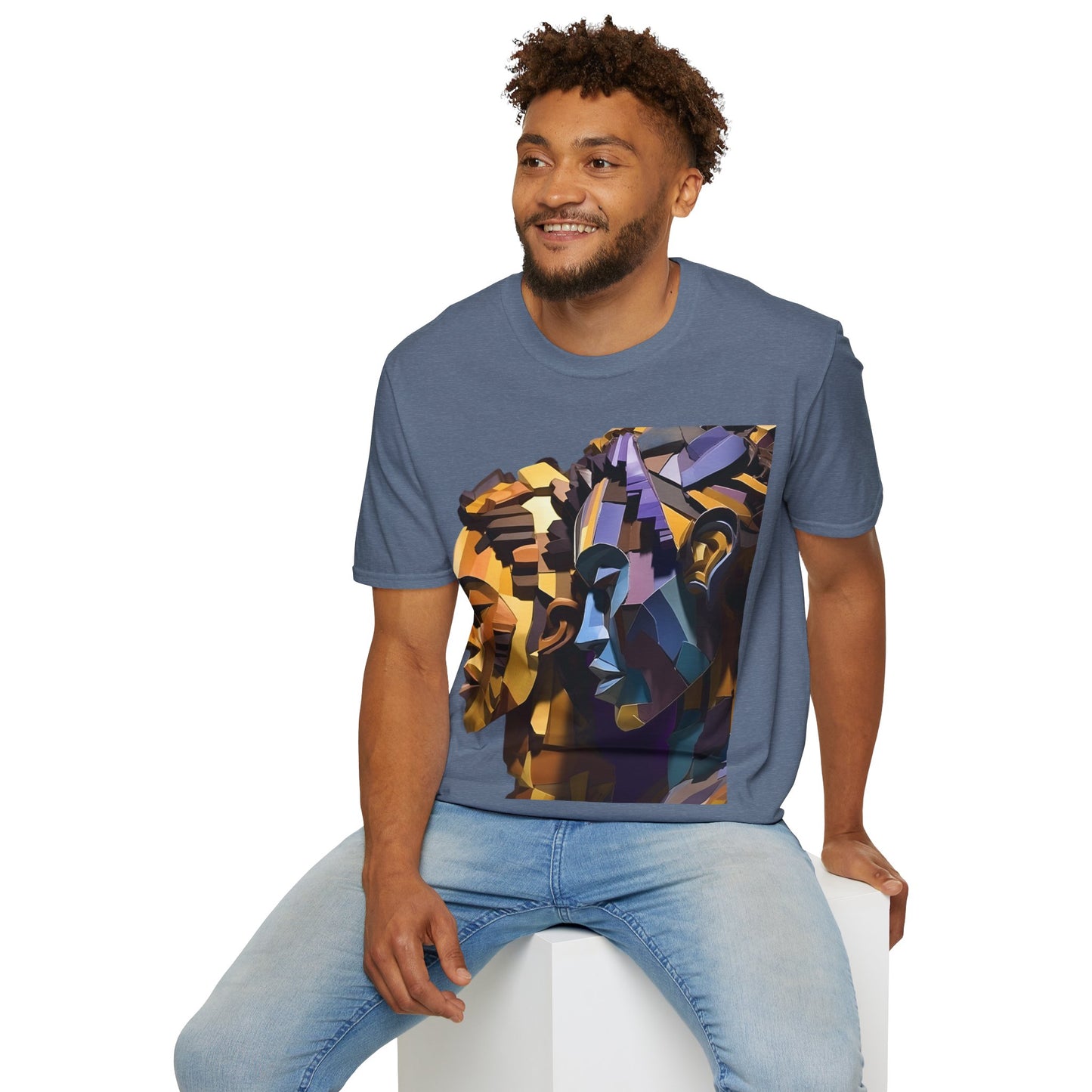 CARVED FACES SOFTSTYLE T-SHIRT UNISEX