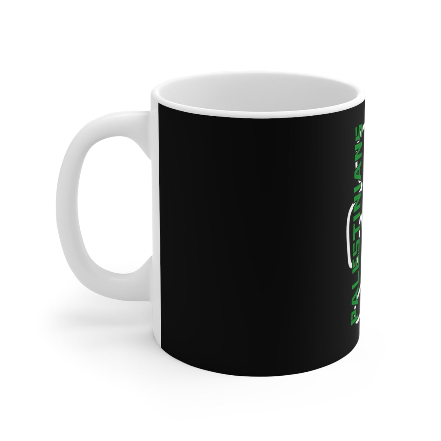 PALESTINIAN HUMANS, RIGHT Mug 11oz BL
