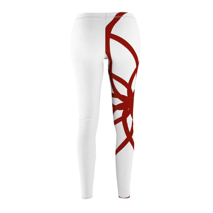 DEL SPIRALS CRIMSON CREME RT LEGGINGS