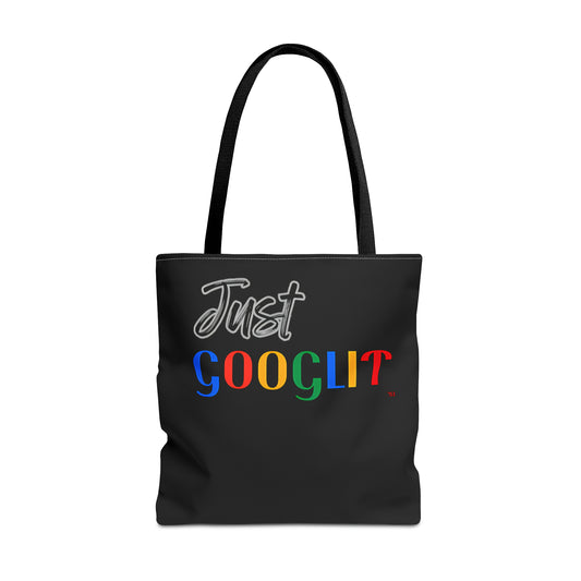JUST GOOGLIT TOTE BAG