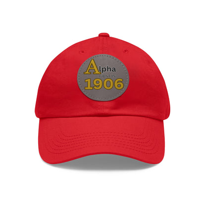 APA 1906 HAT WITH LEATHER PATCH (ROUND)
