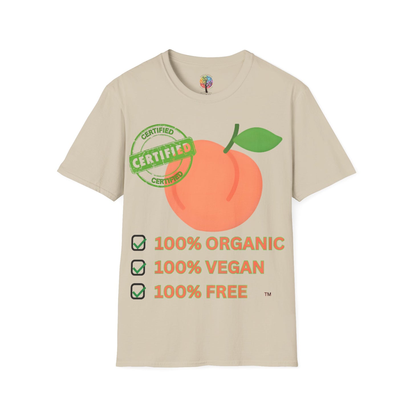 JUST PEACHY SOFTSTYLE T-SHIRT UNISEX