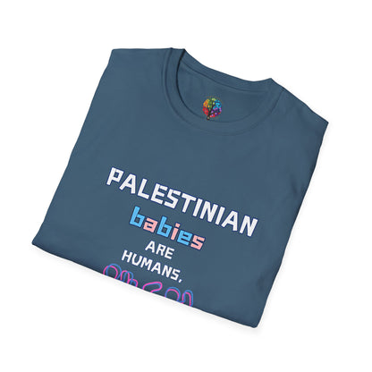 PALESTINE HUMAN BABIES T-SHIRT UNISEX