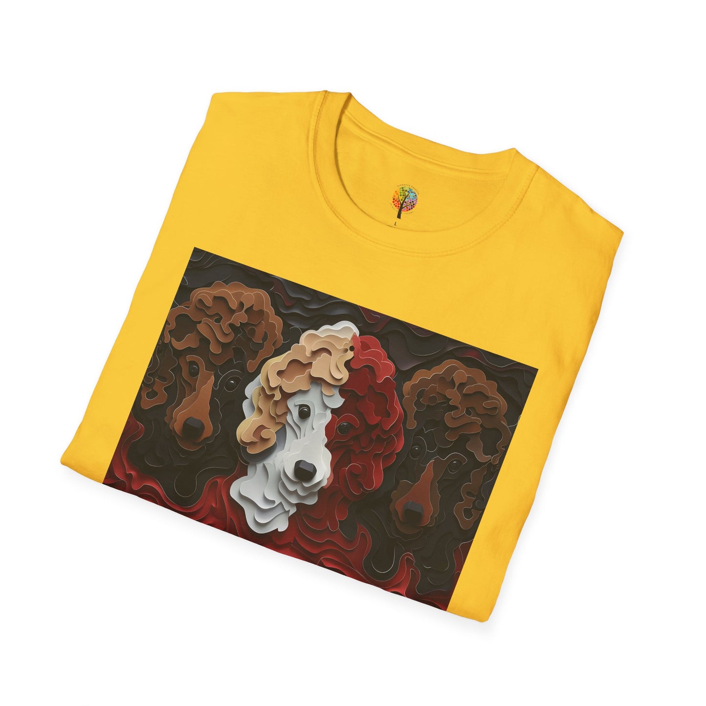 TOY POODLE TRIPLETS T-SHIRT UNISEX