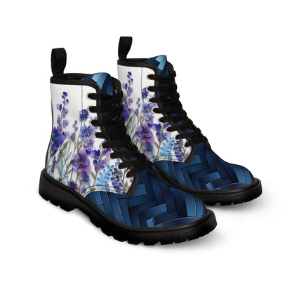 FLORAL HERRING MEN'S CANVAS BOOTS