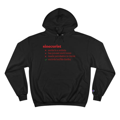 SINECURIST CHECK BOX HOODIE - UNISEX