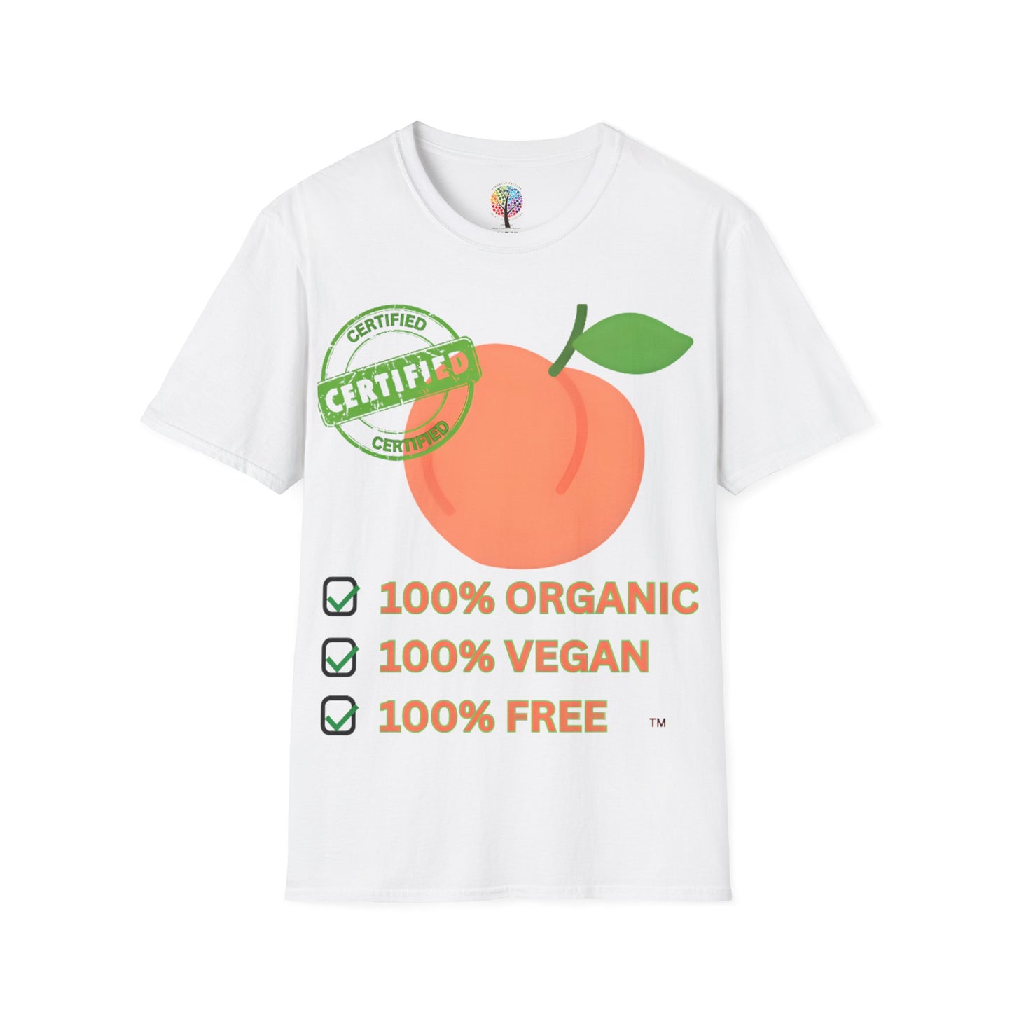 JUST PEACHY SOFTSTYLE T-SHIRT UNISEX