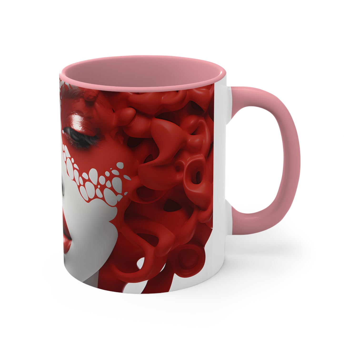 DEL LADY CRIMSON MUG CERAMIC - MUG 11OZ