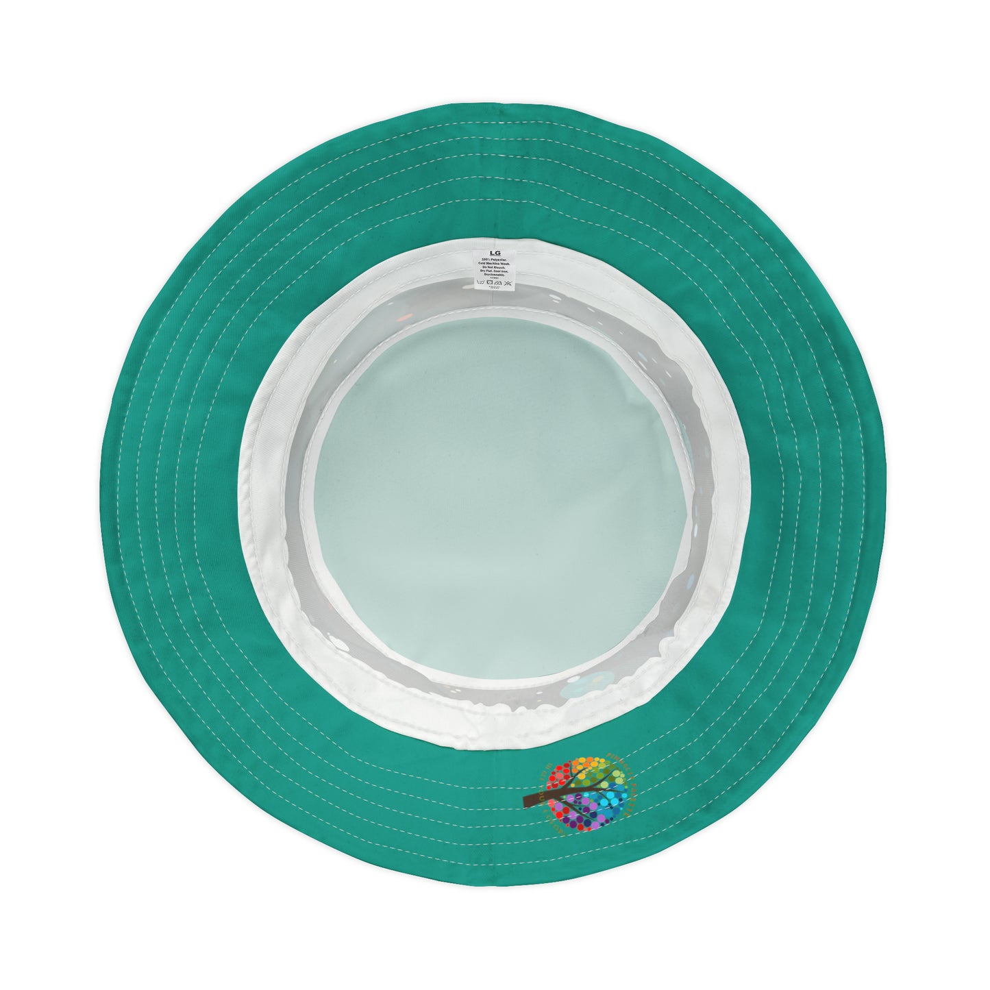 TEAL TOP GALAXY BUCKET HAT UNISEX