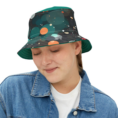TEAL TOP GALAXY BUCKET HAT UNISEX