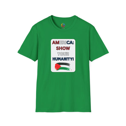 PALESTINE FLAG ABSTRACT T-SHIRT UNISEX