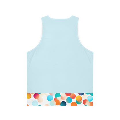 CIRCLES TRIM LT BLUE TANK