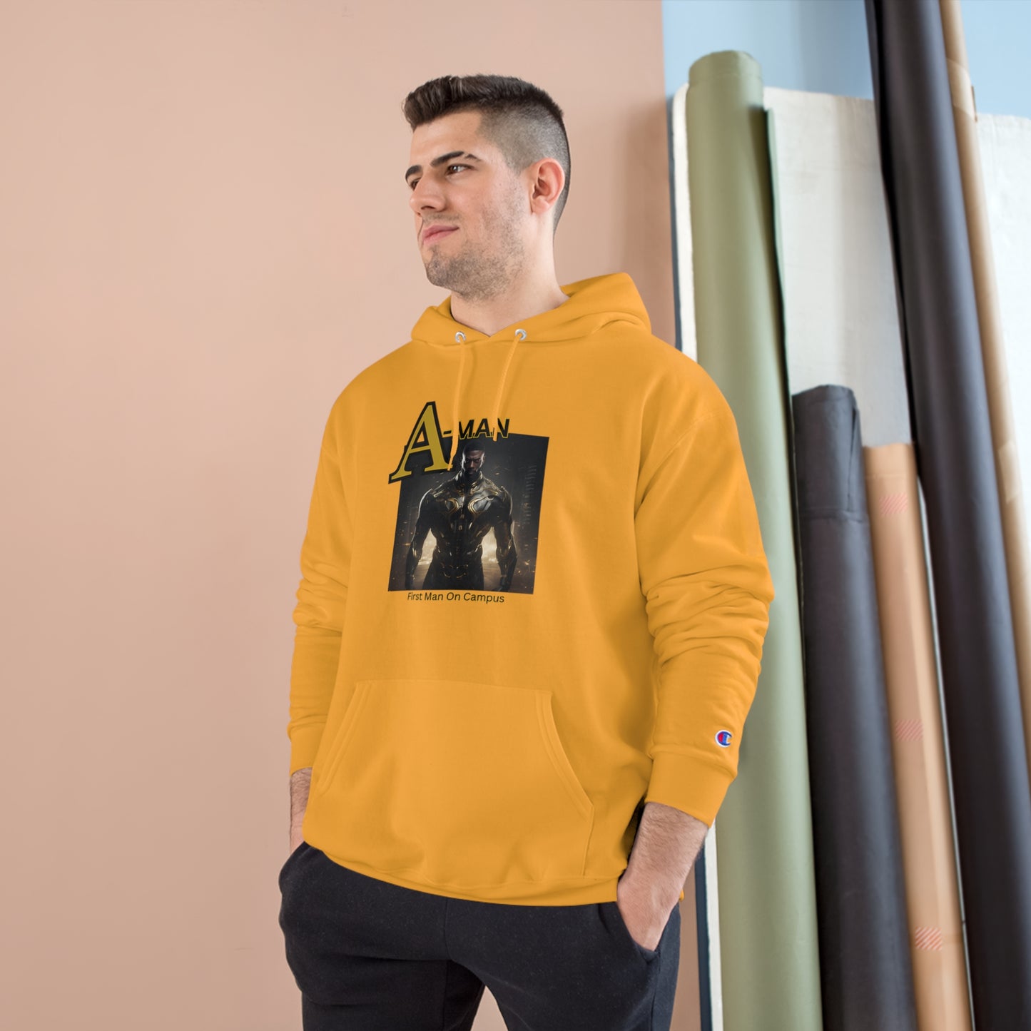 APA FIRST MAN ON CAMPUS HOODY - UNISEX