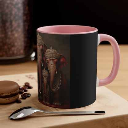 DEL PEARLED ELEPHANTS FOUNDERS' MUG CERAMIC - MUG 11OZ