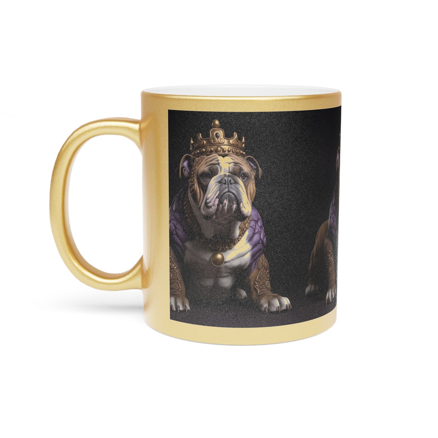 OME KING DOGG FOUNDERS' METALLIC MUG (SILVER\GOLD)