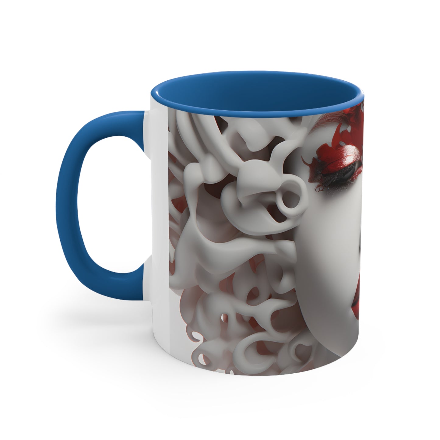 DEL LADY CRIMSON MUG CERAMIC - MUG 11OZ