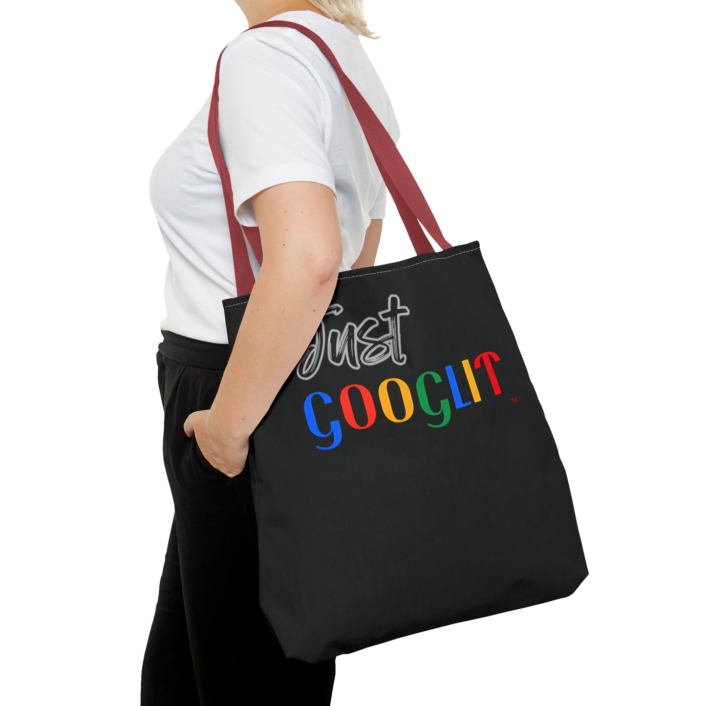 JUST GOOGLIT TOTE BAG