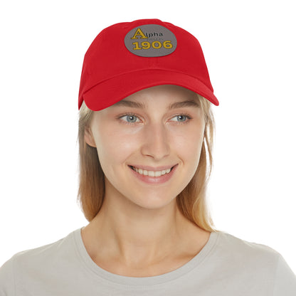 APA 1906 HAT WITH LEATHER PATCH (ROUND)
