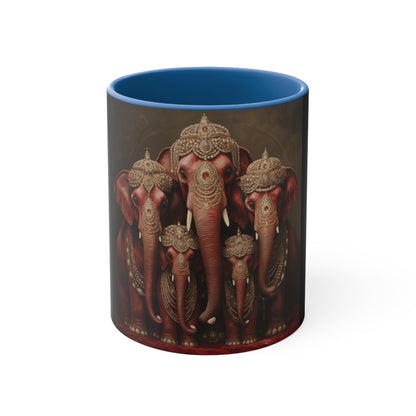 DEL PEARLED ELEPHANTS FOUNDERS' MUG CERAMIC - MUG 11OZ