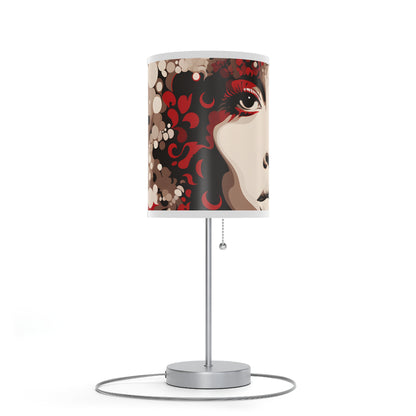 DEL CRIM/CREAM L LAMP ON A STAND, US|CA PLUG