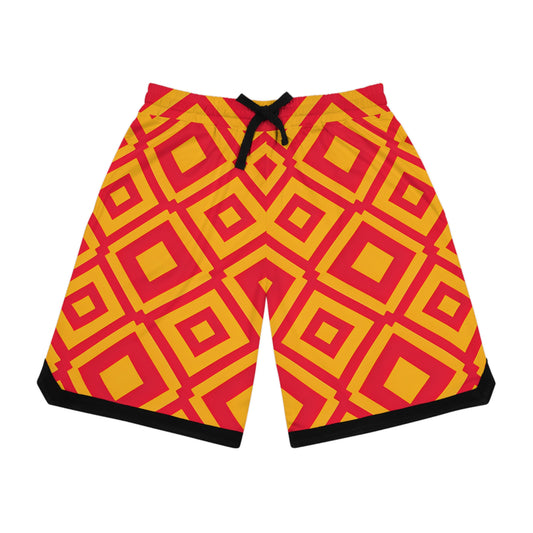 KC CHIEFS MOTIF BASKETBALL RIB SHORTS MEN'S