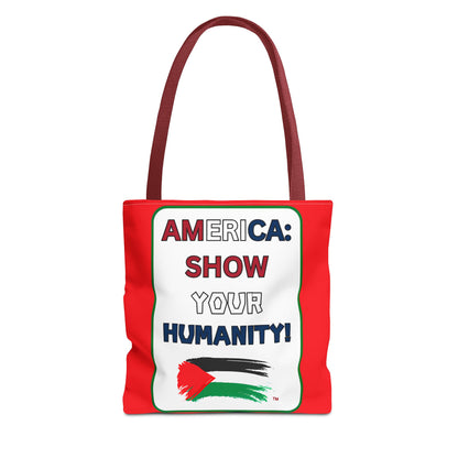 PALESTINE HUMANITY TOTE BAG