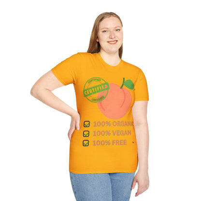 JUST PEACHY SOFTSTYLE T-SHIRT UNISEX